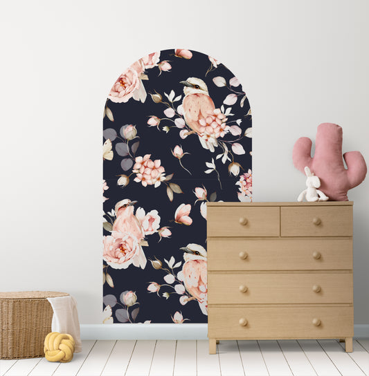 Blush & Blackbird Garden — Arch Wall Decal