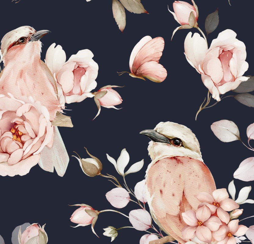 Blush & Blackbird Garden — Arch Wall Decal