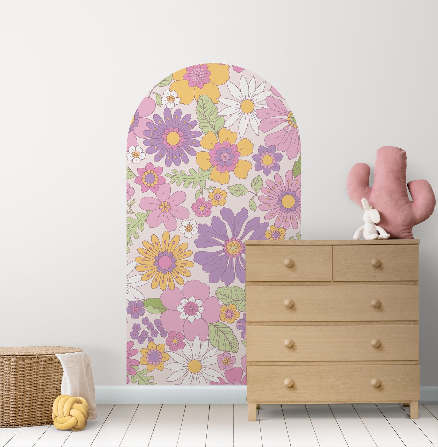 Lavender Blush Parade — Arch Wall Decal