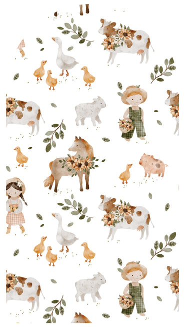 Quack & Baa Meadow —  Arch Wall Decal