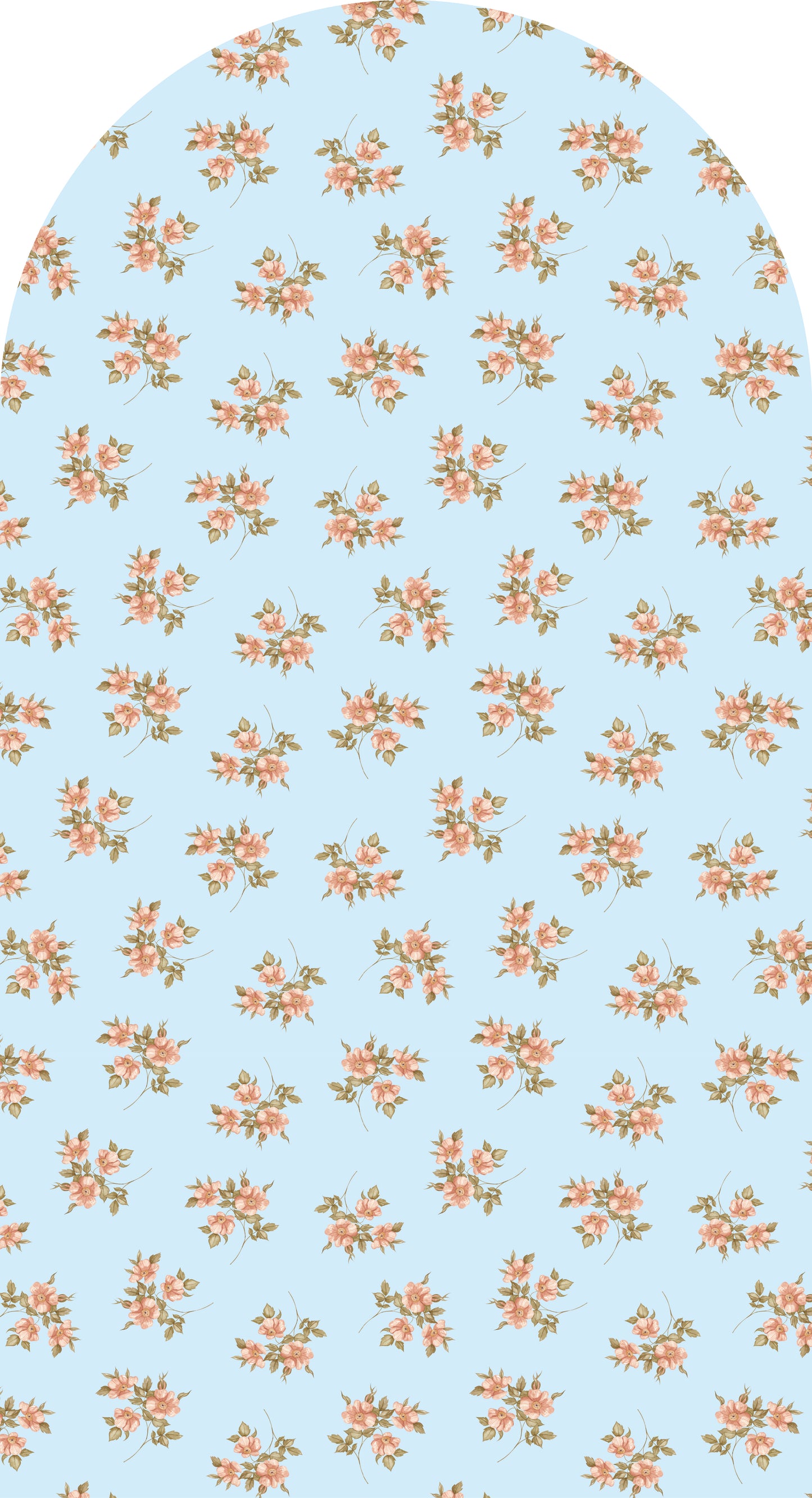 Bloom & Breeze Arch — Arch Wall Decal