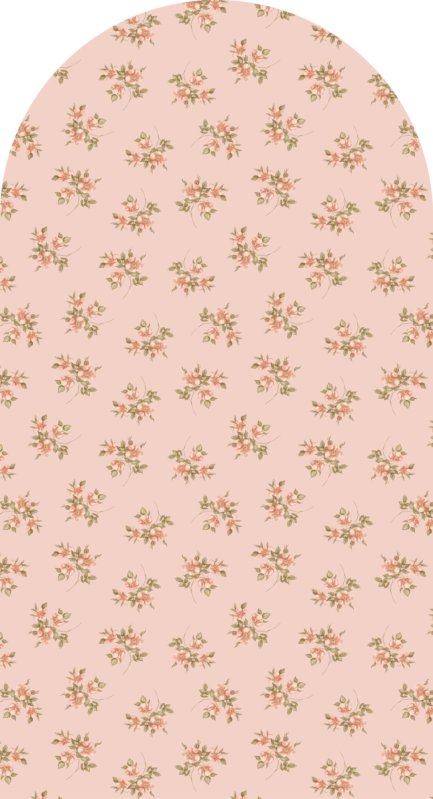 Bloom & Breeze Arch — Arch Wall Decal