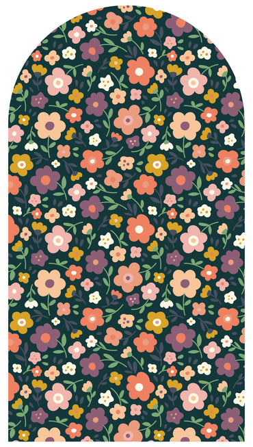 Blue Floral Garden Arch