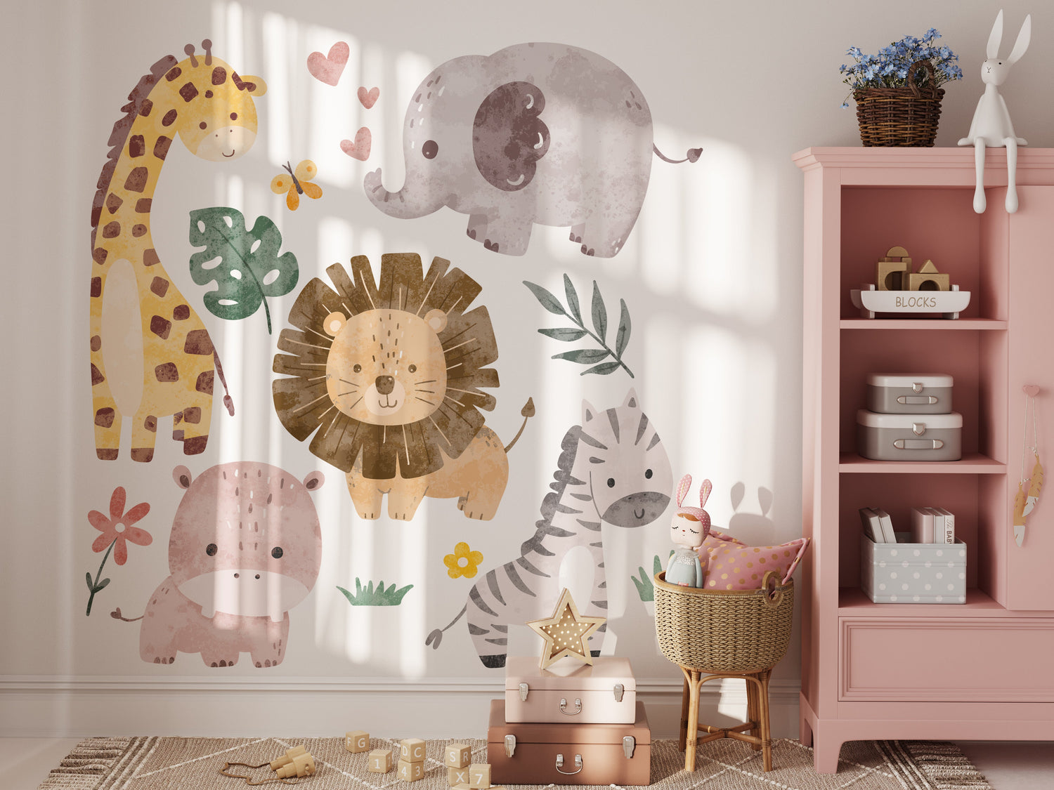 Animal wall decals for nurseries and kids' rooms — farm, safari and more — Tiny Tale Prints