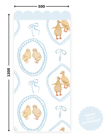 Dandelion Ducklings & Chick — Half Wall Decal