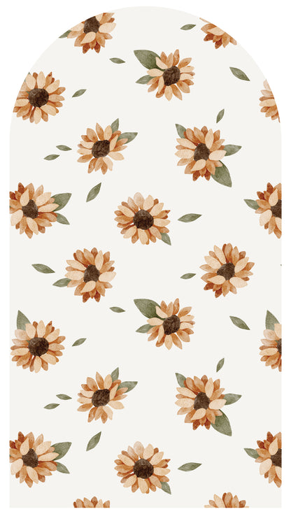 Golden Glow Sunflowers — Arch Wall Decal