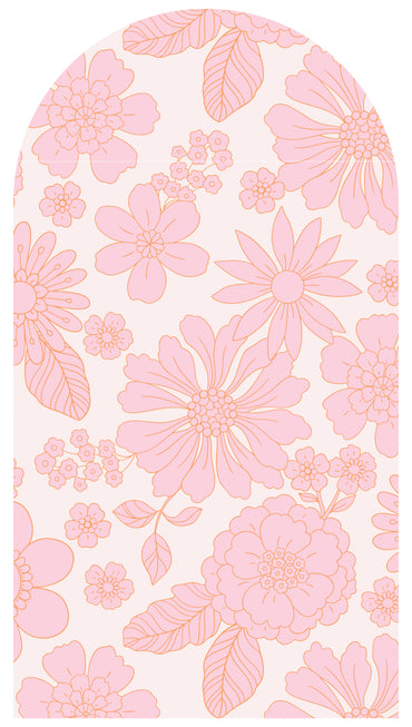 Pink Petal Parade — Arch Wall Decal