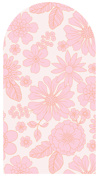 Pink Petal Parade — Arch Wall Decal