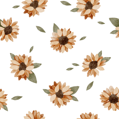 Golden Glow Sunflowers — Arch Wall Decal