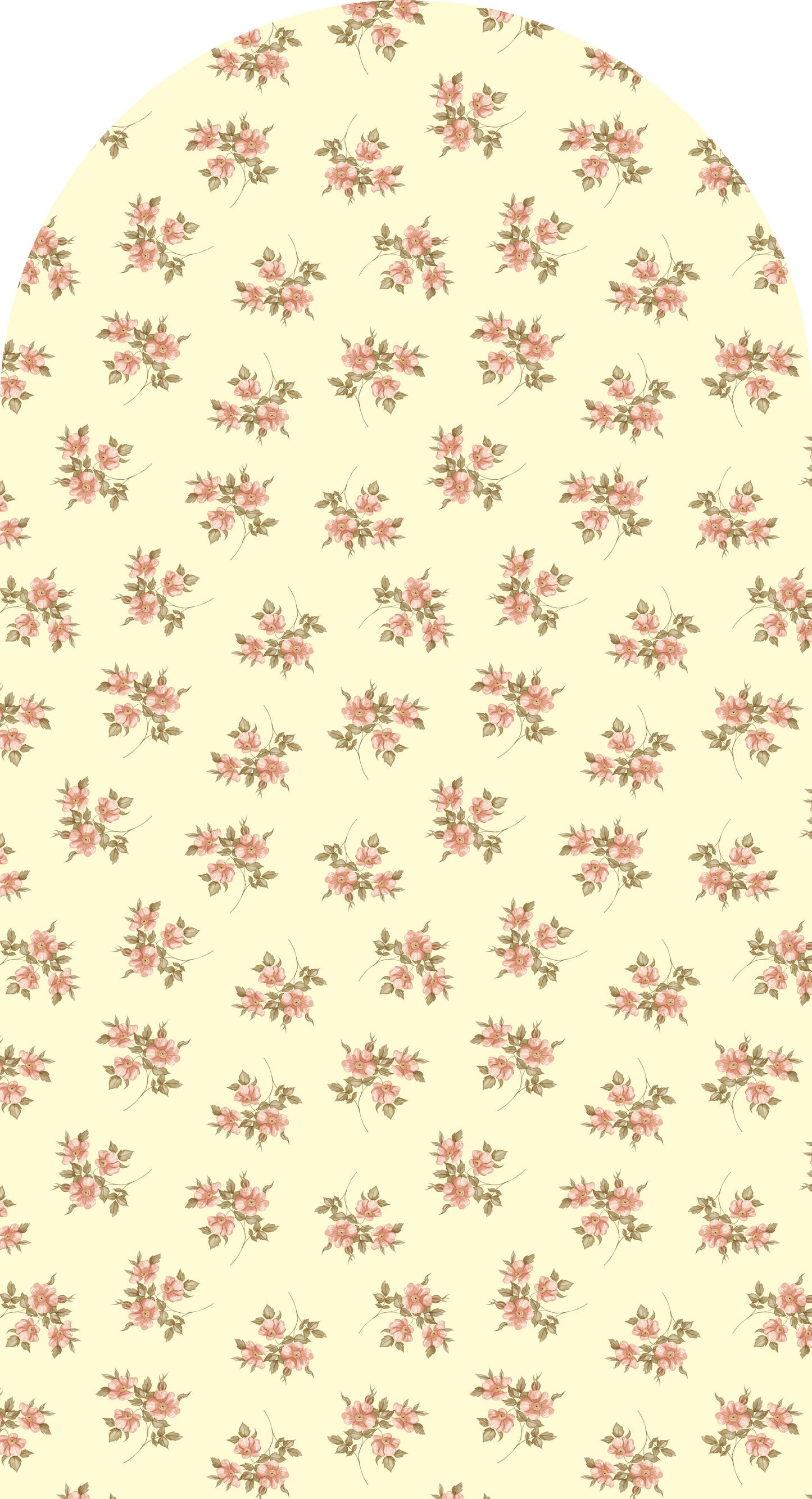 Bloom & Breeze Arch — Arch Wall Decal