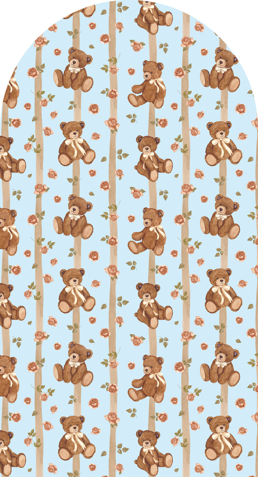 Bloomline Teddy —  Arch Wall Decal