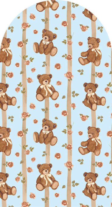 Honeystripe Teddy —  Arch Wall Decal