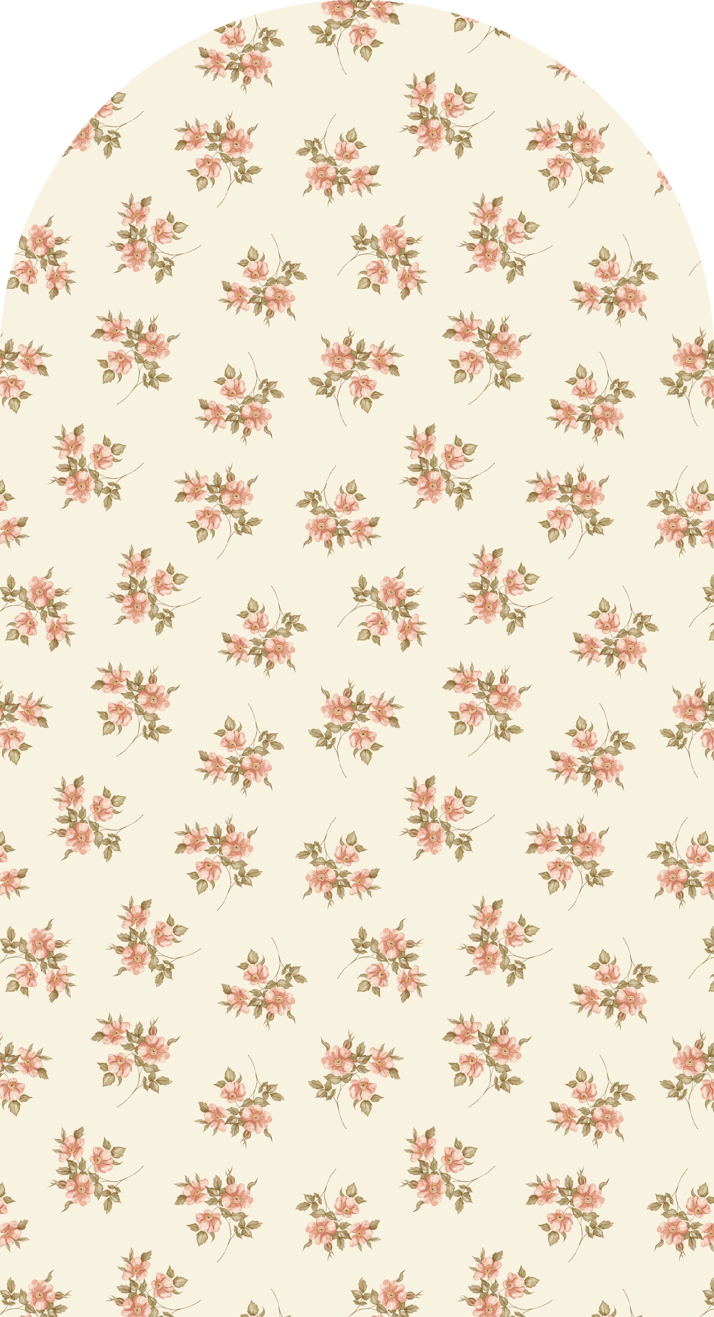 Bloom & Breeze Arch — Arch Wall Decal