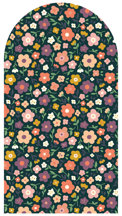 Blue Floral Garden Arch