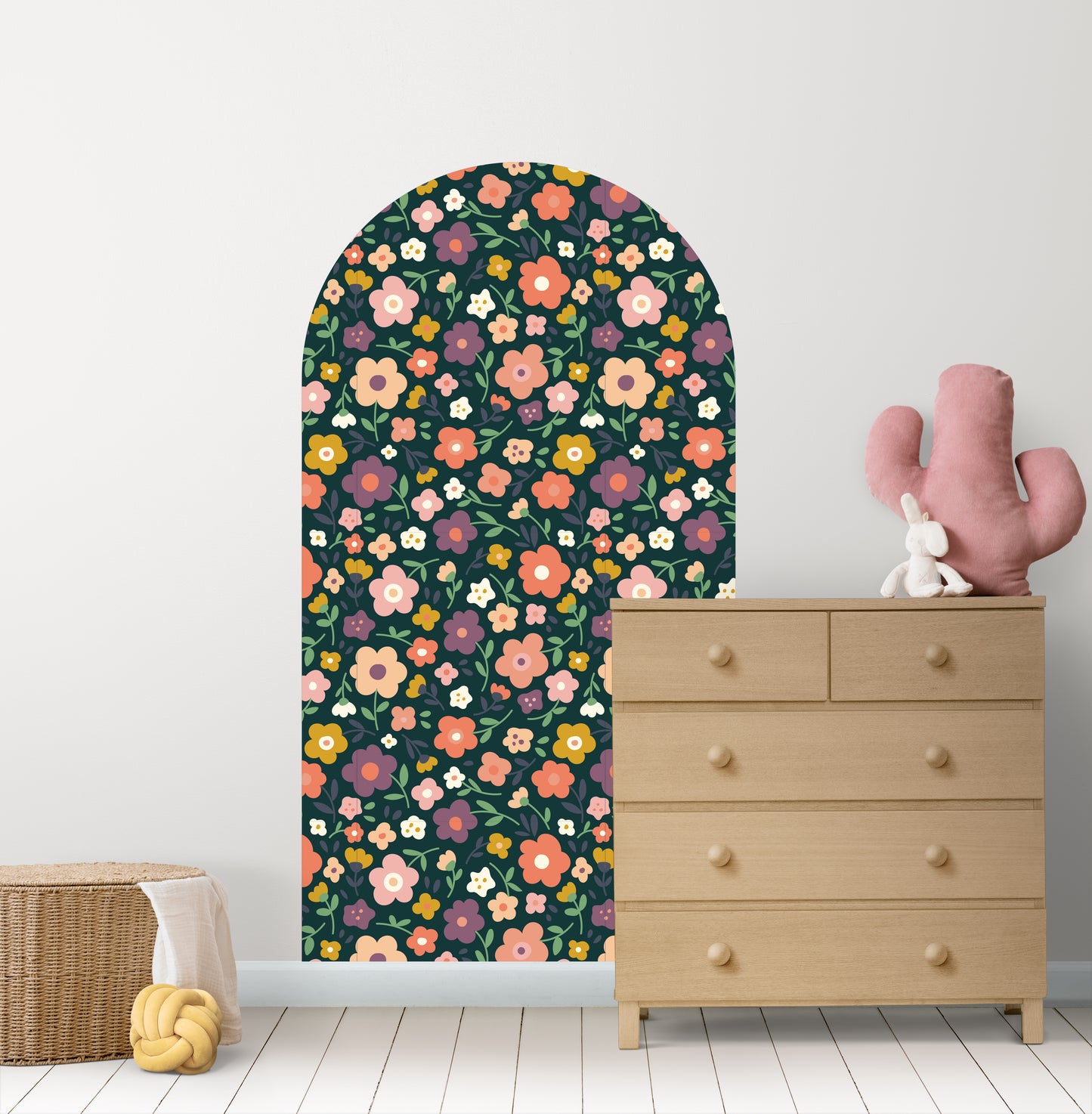 Blue Floral Garden Arch