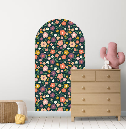 Blue Floral Garden Arch