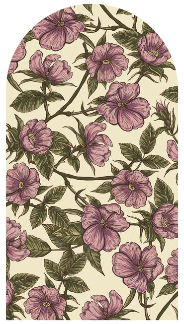 Petal Lace Vines — Arch Wall Decal