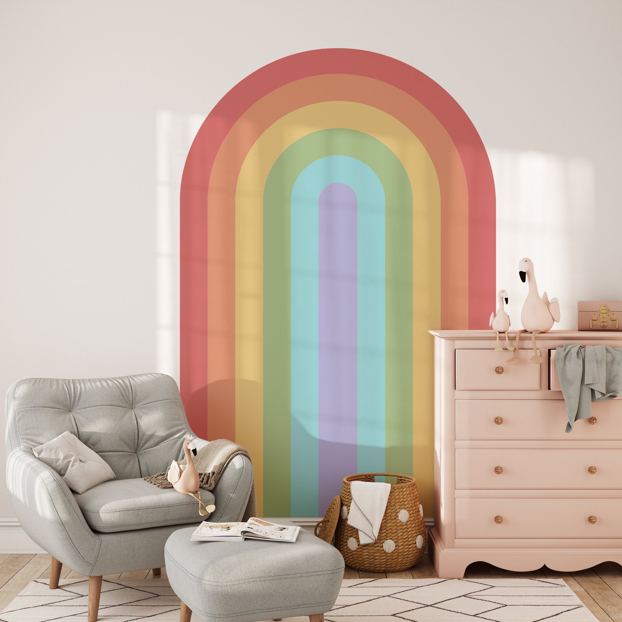 Rainbow Wall Decals for Nurseries | Tiny Tale Prints